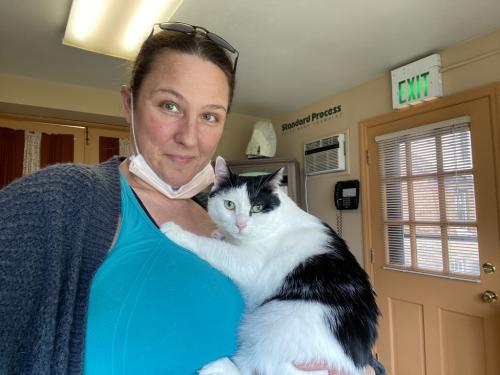 Pixie’s vet visit